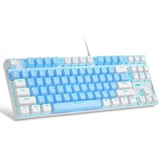 MageGee 75% Mechanical Gaming Keyboard with Blue Switch, LED Blue Backlit Keyboa picture