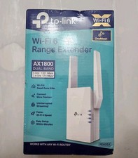 **NEW SEALED** TP-Link RE605X AX1800 Wi-Fi 6 Range Extender White Dual-Band picture
