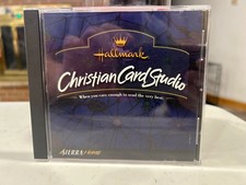 Hallmark Christian Card Studio PC CD by Sierra Home Jewel Case Perfect Condition picture