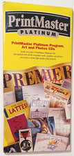 PrintMaster Platinum 1997 6 CD’s Program, Original, Clip Art, Photographs picture
