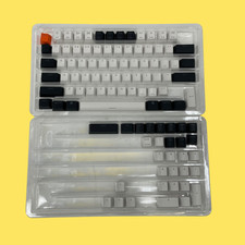 Drop White & Black Keycaps for Mechanical Keyboard 104pcs #4894 z39b17 picture