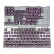 Mechanical Keyboard Keycaps Thick PBT XDA Height Cyber Type Gradual Change Color picture