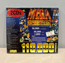 SEALED Corel Mega Gallery Clip Art CD-ROM (2 CDs) Windows 3.1/95 90s Software picture