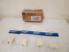 *LOT OF 4* Commercial Electric In-Line Ethernet Cord Coupler, Almond (210 8C IV) picture