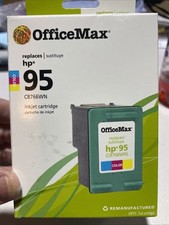 OfficeMax Replaces HP 95 C8766WN Genuine Tri-Color Ink Cartridge NEW Sealed picture