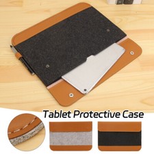 Tablet Protective Cover Leather Felt Laptop Sleeve Case Pouch for Pad 31*21cm picture