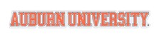 Auburn Tigers College Text Vinyl Decal – White, Clear and Holo picture