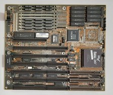 Biostar MB-1433UCV 486 ISA VLB Retro Motherboard + Intel 80486DX2 66MHz + 8MB RAM picture