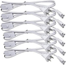 6FT LED Tube Power Extension Cable with On/Off Switch for T5 T8 Light Fixtures picture