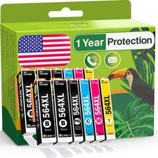 Limeink Compatible HP Ink Cartridges Black 12 Pack for Photosmart 564 XL picture