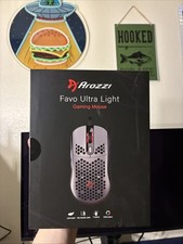Arozzi Favo Ultra Lightweight RGB Gaming Mouse Honeycomb Design 7 Buttons NEW picture