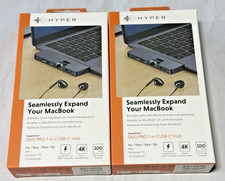 HyperDrive Duo Pro 7-in-2 MacBook USB C Hub for MACBOOK/PC Midnight Blue New picture