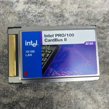 Intel PRO/100 CardBus II PCMCIA Ethernet Adapter 32-bit 10/100 LAN MBLA3300 picture