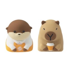 Artistic Capybara Resin Keycaps Durability Key Caps Comfortable Touch Feel picture