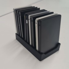10 Bay 2.5 inch SSD HDD Holder Storage Rack Organizer SATA Hard Drive Stand Tray picture