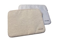 Lot Of 2 Incase Slim Khaki Sleeve iPad Tablet Money Bag 2 Different Designs Used picture