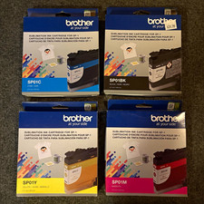 Brother Genuine Sublimation Ink Cartridges CMYK Set for SP-1 SP01BK/C/M/Y picture