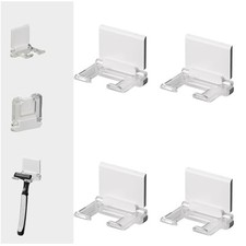 Self-Adhesive Foldable Hook | Wall-Mounted Power Cord Organizer | Razor Holder picture