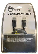 NEW SIIG CB-DP0022-S1 DisplayPort Digital Monitor Cable, 2-Meters (6.6ft) nib picture