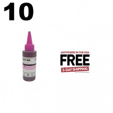 10 Light Magenta Bulk Dye Refill Ink 100ml for EPSON **1-3 DAYS picture