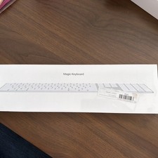 Apple Magic Keyboard w/ Numeric Keypad Space Gray Wireless Bluetooth Sealed NIB picture
