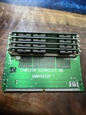 Vintage PC Simmverter BM-3 9543 30 Pin to 72 Pin W 4 OKI SAN TM94VO DRAM Modules picture