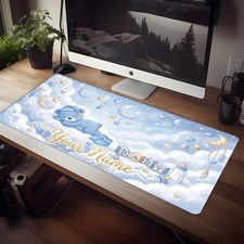 Baby Blue Dreams Mouse Pad Customizable Name Mouse Pads Available in Multiple picture