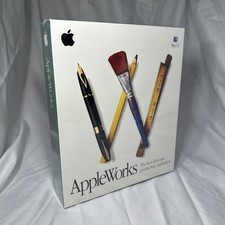 NEW FACTORY SEALED AppleWorks 5 Software Version 5 MAC Windows Apple picture