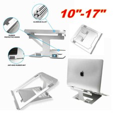 Laptop Stand Ergonomic Aluminium Alloy Computer Riser Adjustable Height Portable picture