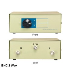 Kentek BNC 2 Way Manual Data Transfer Switch Box Port for Display Monitor CCTV picture
