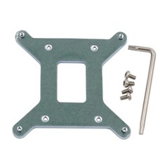 GENNEL Metal Motherboard Backplate CPU Radiator Base for Intel LGA 1700 picture