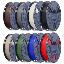 SUNLU PLA 3D Printer Filament Bundle 1.75mm 8 Pack 2kg Total Vacuum Sealed picture