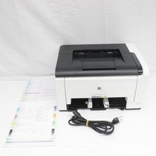 HP LaserJet CP1025nw Color Laser Printer With Some toner Only 1784 Printed picture