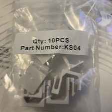 8 Pack-Blank Keystone Jack Insert Adapter White picture