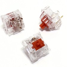 3x Glorious GMMK Red Fox Tactile Mechanical Keyboard Replacement Switches picture