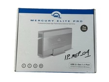 OWC Mercury Elite Pro 2TB USB 3.1 Gen 1 + 1 Port External Hard Drive CIB picture