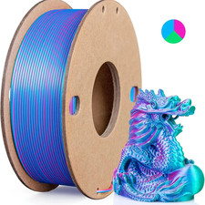 Multicolor 3D Printer Filament,Dual/Tri/Twist/Magic Color 1.75Mm PLA Shiny Print picture