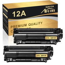 2PK Q2612A Toner Cartridge For HP 12A LaserJet 1012 1010 1018 1020 3030 3020 picture