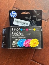 GENUINE HP 952XL 4 Pack BLACK and Color Exp Feb/2028 picture