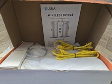 ULNA 5.8G 3KM Long Range Gigabit Point to Point Wifi Outdoor CPE Wireless Bridge picture