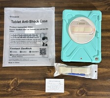 IPad Case 7th/8th Gen 10.2 Inch Anti-Shock Mint Green Stand-Strap Zen-Rich NEW picture