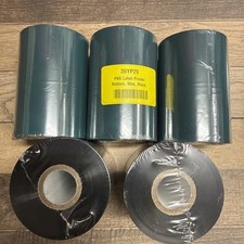 Label Printer Ribbon: For Zebra 4.34