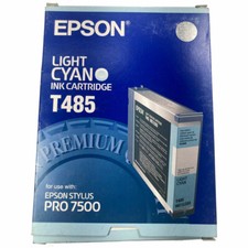 Genuine Epson T485 Light Cyan Ink Cartridge for Stylus Pro 7500 picture