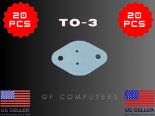 20 X TO-3 Transistor Silicone Insulator Pads Thermal Insulation Rubber Pad picture