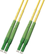 1M Singlemode Duplex Fiber Optic Cable 9/125 LC APC Patch Cable Patch Cord picture