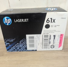 HP LaserJet Print Cartridge 61x Black Toner C8061X Sealed OEM New Bad Box picture