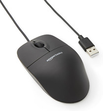 3-Button USB Wired Mouse with Scrolling and Tracking - Standard, Black picture