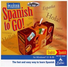 Spanish To Go PC CD learn to speak foreign language, vocabulary words exercises picture