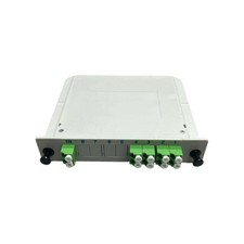 2x8 PLC Fiber Splitter LC APC Duplex Low Loss ABS Box FTTH Chassis Module Networ picture