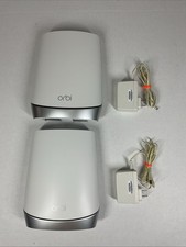 NETGEAR Orbi Rbr750 and RBS 750 Satellite Router In Good Condition picture
